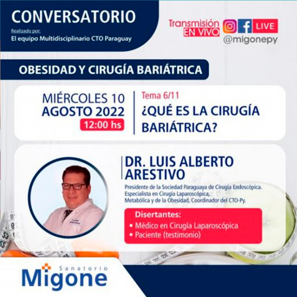 Conversatorio ¿Qué es la cirugía Bariátrica?